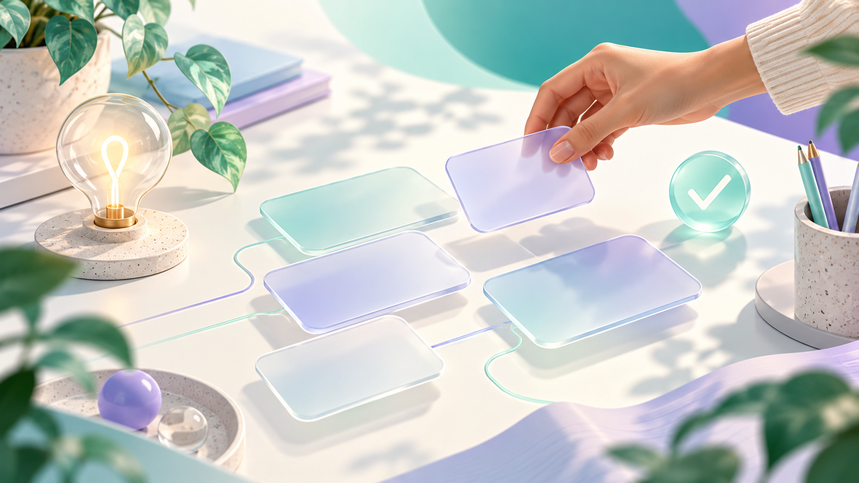 Illustration of modular interactive practice components